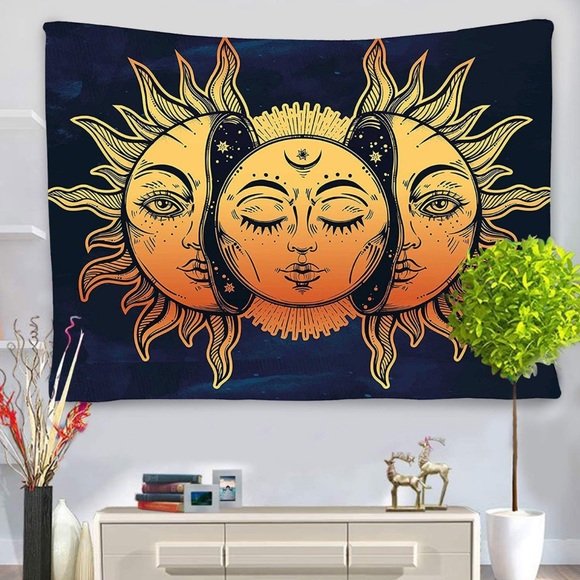 ✨Bohemian Sun and Moon Tapestry - Picture 4 of 7